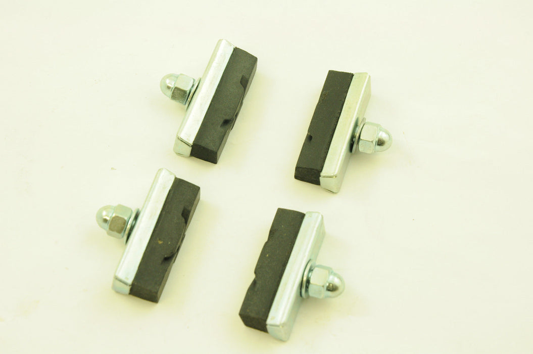 Set Of 4 Bike Caliper Brake Blocks, Old Style 40mm Suit 70’s,80’s Raleigh Caprice, Etc