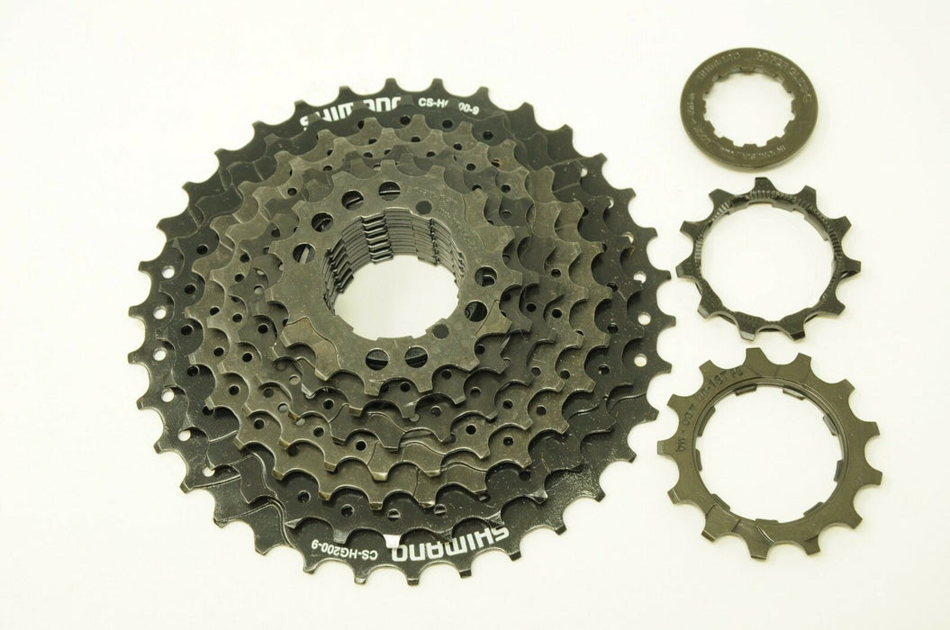 Shimano Altus CS HG200-9 11-34 Teeth 9 Speed MTB Cassette Free Hub Cog M2000