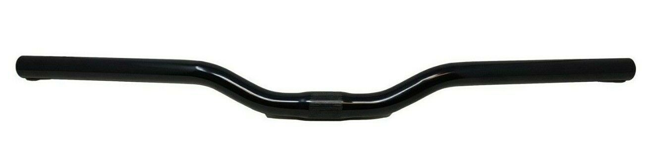 Gloss Black Low Riser Handlebar, 580mm, 30mm Rise. 25.4mm Centre