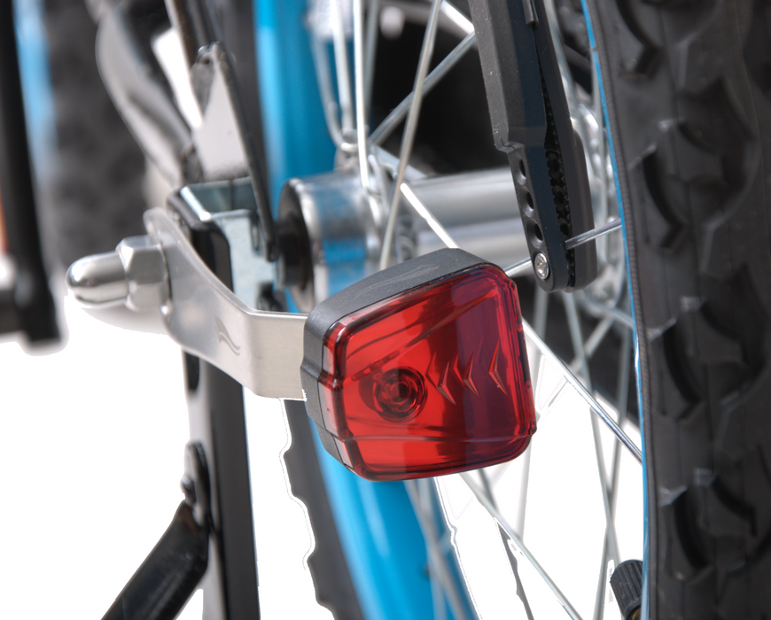 Bicycle - Bike Front & Rear Dynamo LED Headlight & Taillight Set Magnetic Sensor