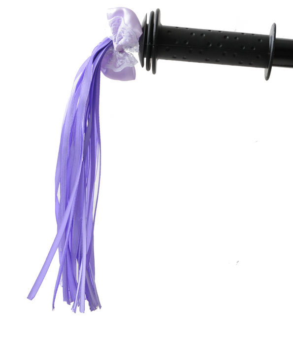 Child's - Kids Purple Bike, Bicycle, Scooter Handlebar Fabric Tassels Streamers