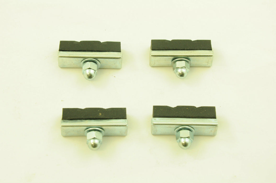 Set Of 4 Bike Caliper Brake Blocks, Old Style 40mm Suit 70’s,80’s Raleigh Caprice, Etc