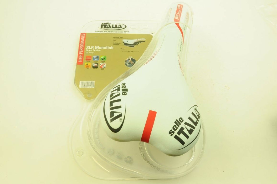 Selle Italia Slr Monolink Team Edition Carbon Saddle White 155 Grams