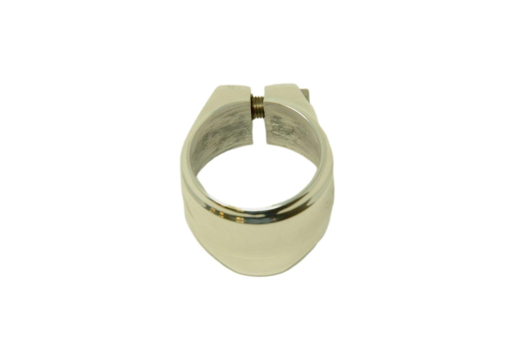 Smolik Canyon Polished Alu Seat Clamp 34.9mm Lightweight Stainless Allen Bolt