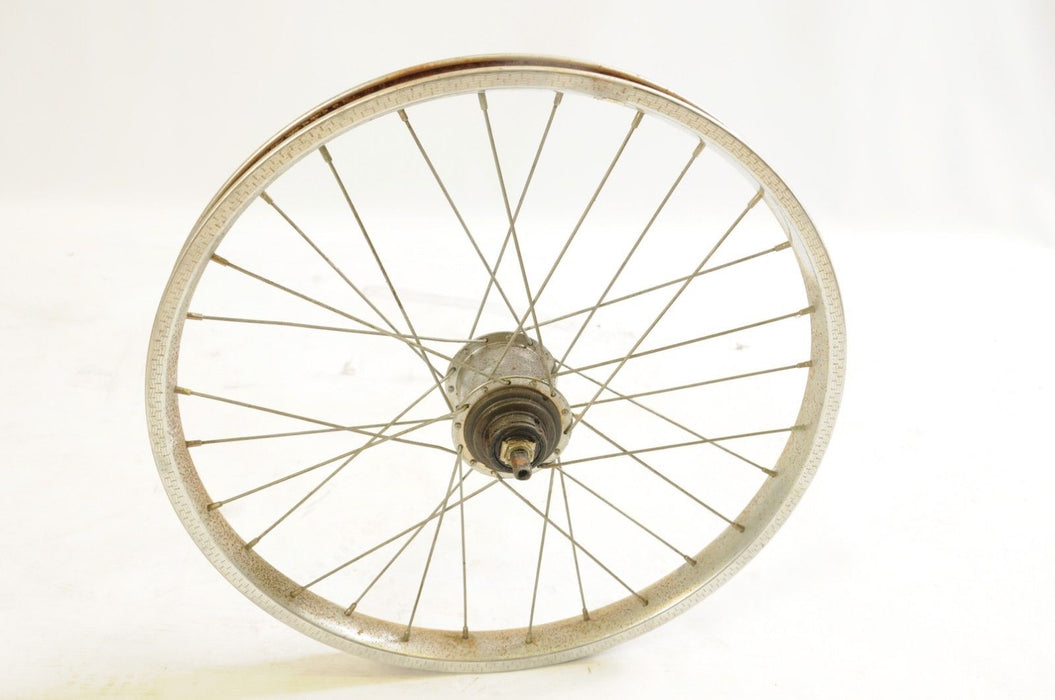 CHROME REAR 20 x 1.75 STURMEY ARCHER AW 3 SPEED WIDE RIM BIKE WHEEL