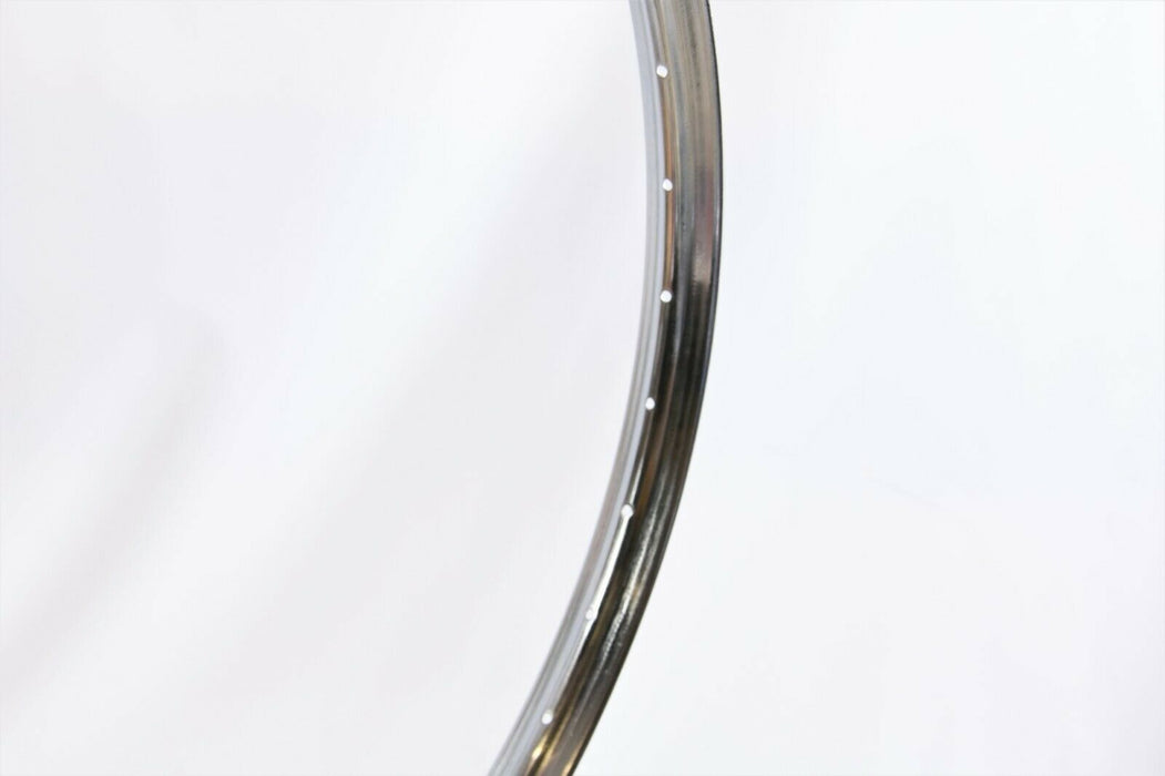 26 X 1 3-8” Vintage Roadster Rod Brake Bike Westwood Wheel Rim 32 Spoke Chrome