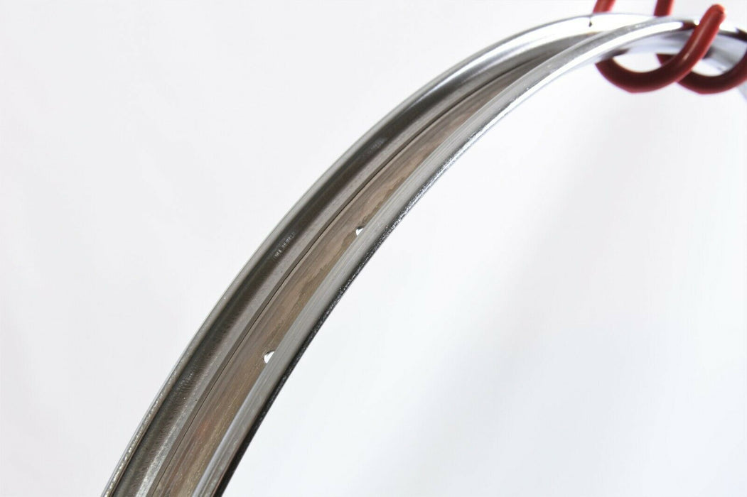 26 X 1 3-8” Vintage Roadster Rod Brake Bike Westwood Wheel Rim 32 Spoke Chrome