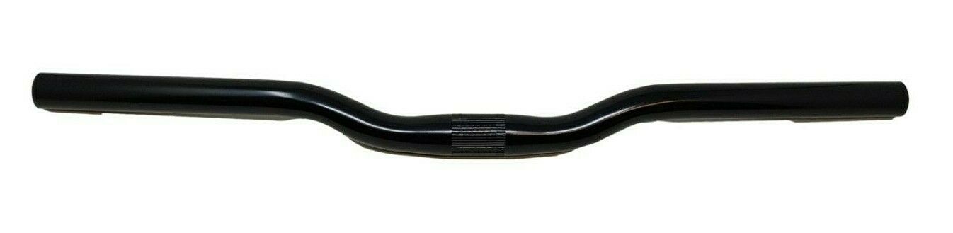 Gloss Black Allrounder 20mm Low Rise Bike Handlebars 520mm Wide Suit Most Bikes