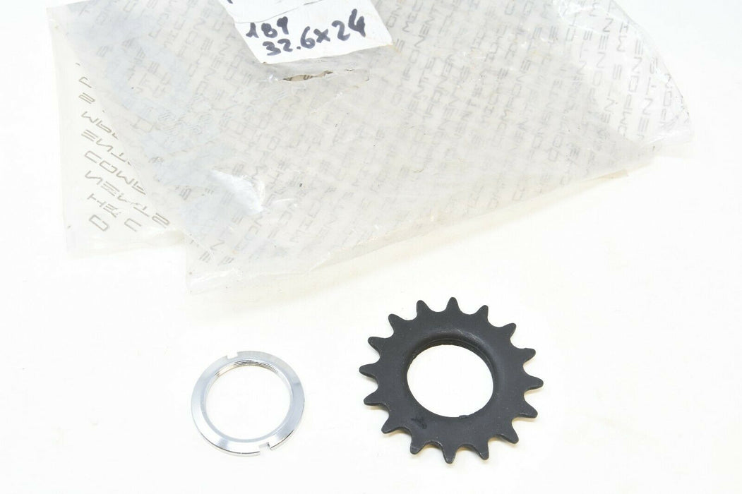 Miche Pista Strada 16 Teeth 1-8" Sprocket Cog & Lock Ring Set Fixed Wheel Fixie