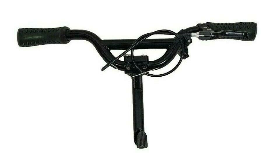 Complete 500mm Junior BMX Handlebars With Stem, Grips, Bell, Brake Lever & Cable