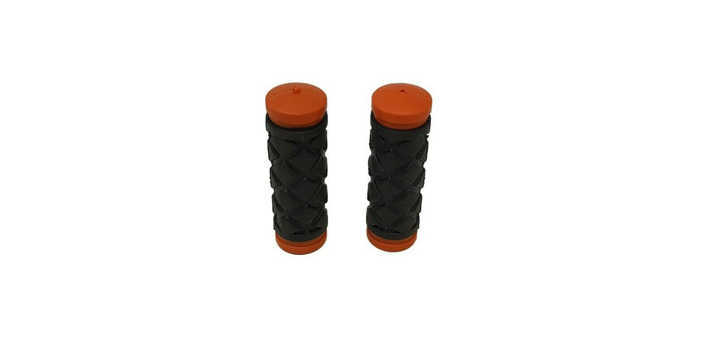 Raleigh Zero 2015 Mtb Handlebar Gripshift Grips Black - Orange 90mm 12",14",16"