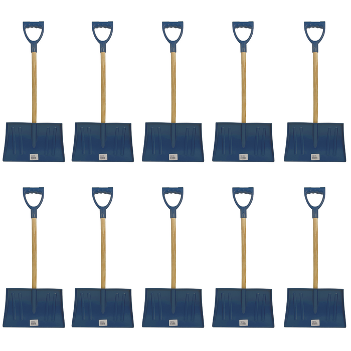 Wholesale Joblot of 10 3ft Travel Snow Shovels Wooden Handle Garden Leaf shovel