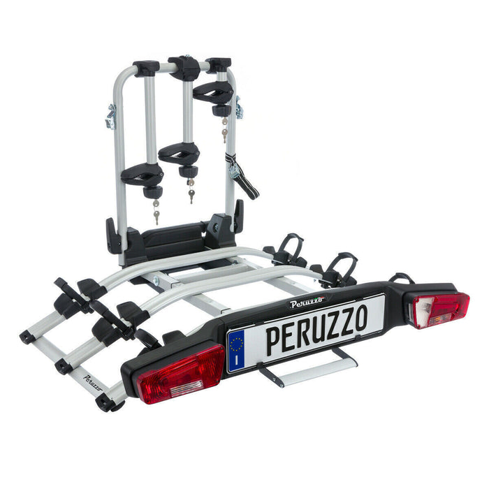 Peruzzo 3 Bike Zephyr 2 Tow Bar Mounted Bike Carrier E-Bike Certified - RRP £665