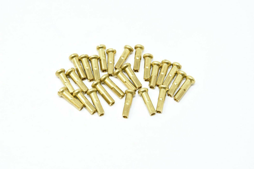 16mm 14G GOLD BIKE SPOKE NIPPLES MOUNTAIN BIKES ANY CYCLE WHEEL GOOD QUALITY