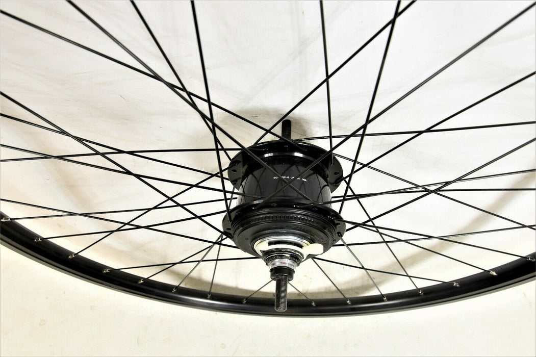 700c (28") 622 - 19 Shimano Alfine SG-7001-8 8 Speed Rear Wheel Black Disc Hub