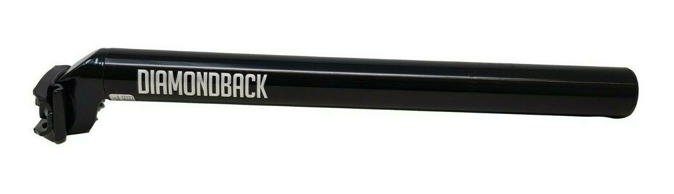 DIAMONDBACK 31.6MM ALLOY SEAT POST 350MM MICRO POST SINGLE BOLT BLACK