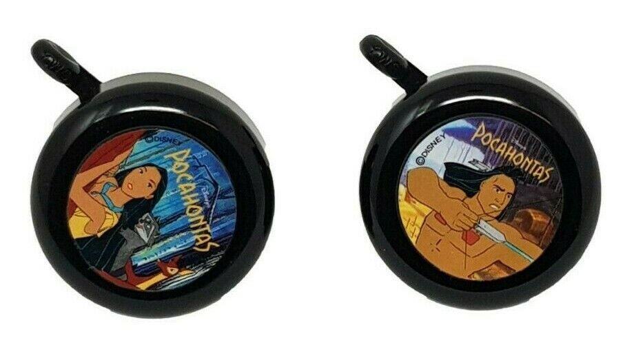 Disney Pocahontas & Kocoum Bike Bells, Kids Cycle Bike Quality Bell Black