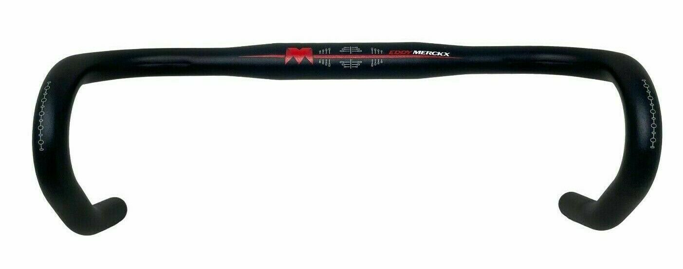 420mm Eddy Merckx 42cm Road Bike Drop Handlebars 31.8mm Aluminum Matt Black