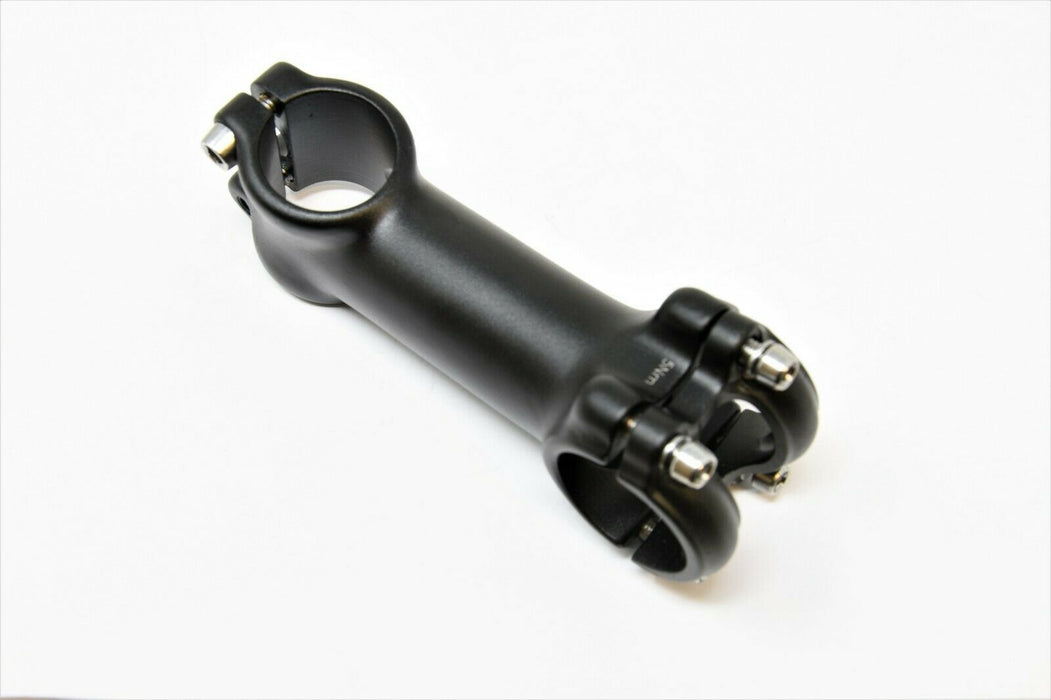 Black Alloy 1 1/8” A head stem MTB Bike 100mm reach 31.8mm h/bar 17 degree rise