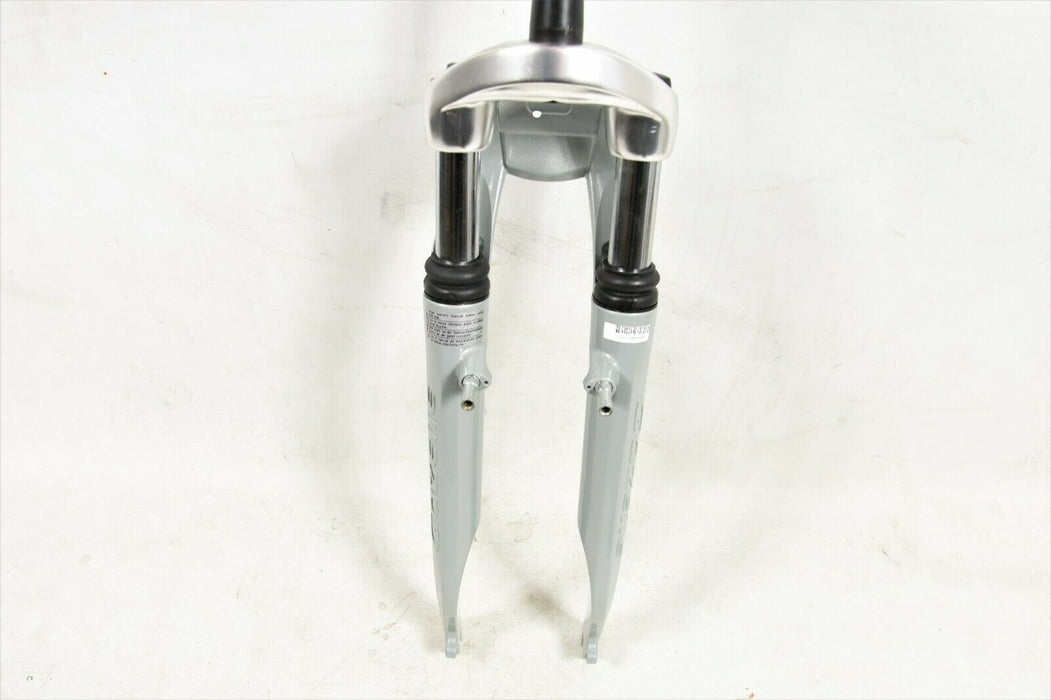 700C DUTCH HYBRID BIKE SUSPENSION FORK GAZELLE 1” STEERER 171MM V BRAKE SILVER