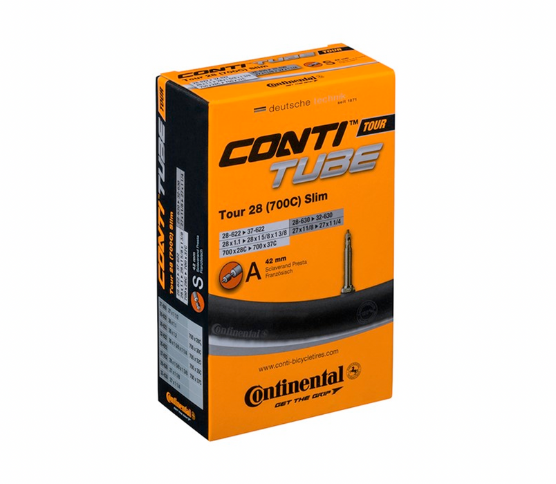 Continental Presta Valve 700 x 28-37c Black Inner Tube