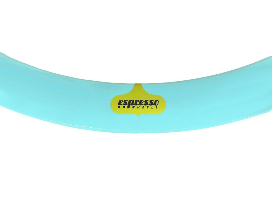 ESPRESSO FIXIE TRACK NON MACHINED BIKE RIM 700C 622 X 12 42MM WALL 32 HOLE BLUE