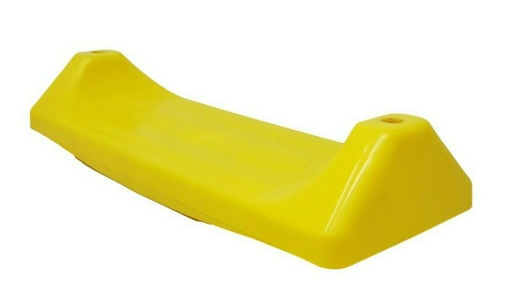 CHILDRENS OUTDOOR PLASTIC REPLACEMENT GARDEN SWING SEAT YELLOW 370MM X 135MM NEW