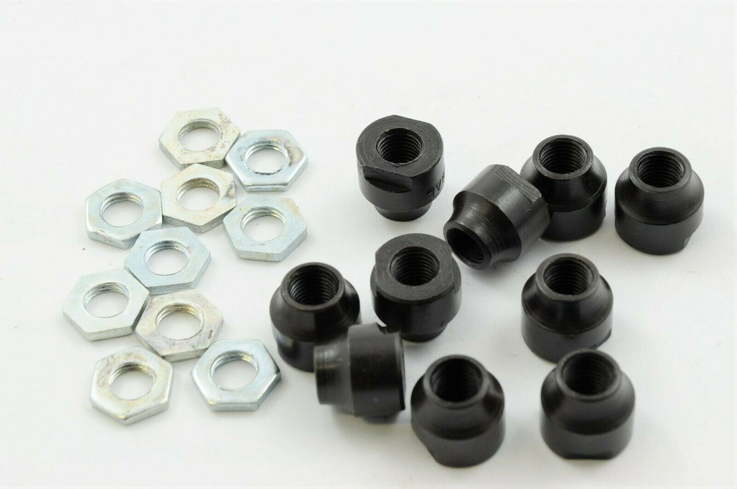 5 PAIRS (10) 5-16" FRONT WHEEL AXLE SPINDLE CONES & LOCK NUTS VINTAGE BIKE SIZE