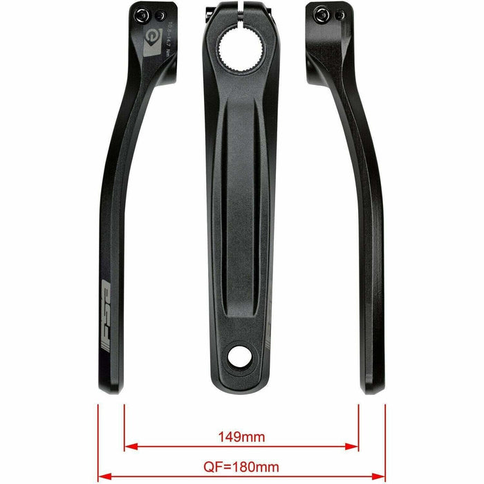 Pair FSA CK-751 SMN E-Bike Chainset Crank Arms Shimano Steps Motor E8000 170mm