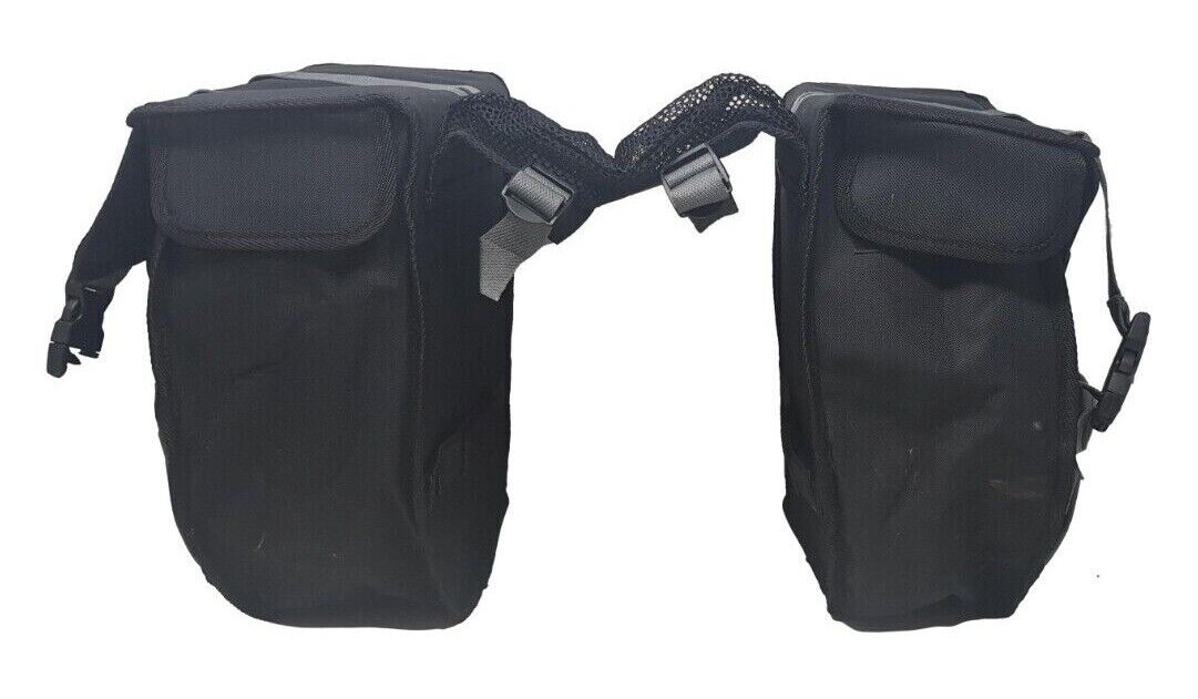 OGNS Rear Bike Pannier Rack Commuter Bag Double Pannier Bag 33 x 31 x 15cm