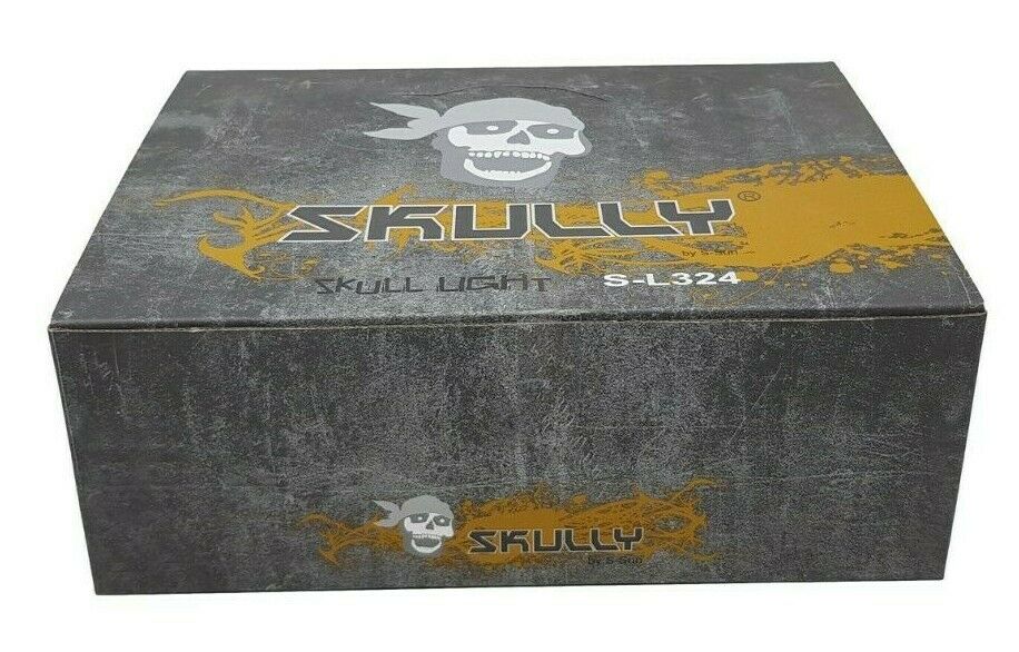 GENUINE SKULLY SKULL GLOW IN THE DARK BIKE LIGHT – CHOOSE FROM 1 OR 12 LIGHTS