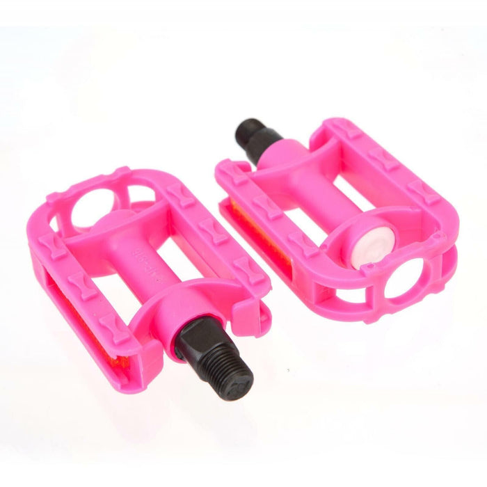 Pair 1/2" Child's Kids Small Bike Pedals - Pink