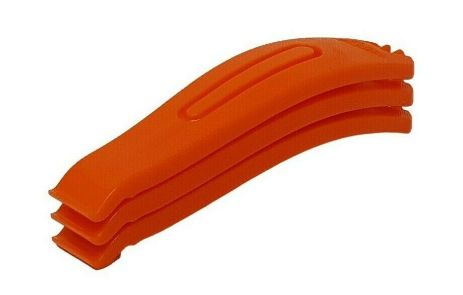 Set Of Three (3) Super B Wide Heavy Duty Bike & Scooter Tyre Levers In Orange