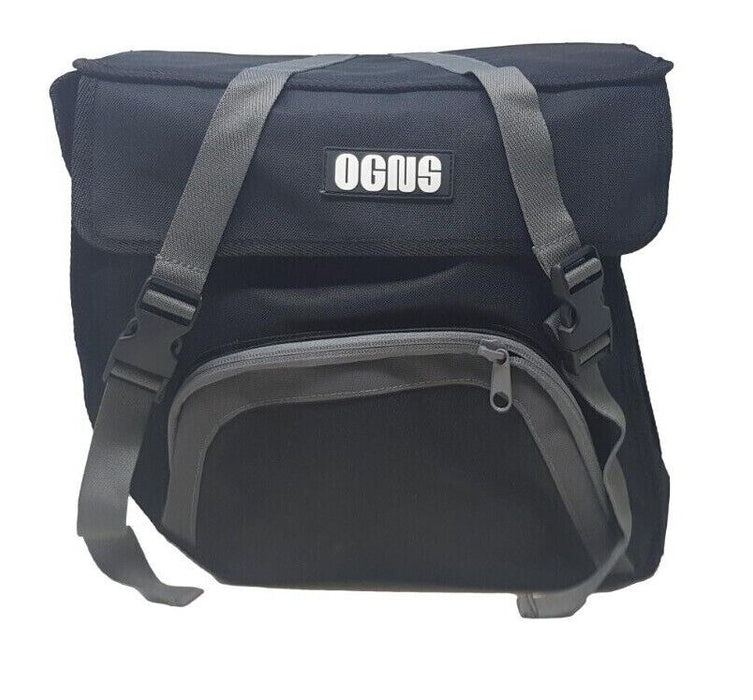 OGNS Rear Bike Pannier Rack Commuter Bag Double Pannier Bag 33 x 31 x 15cm