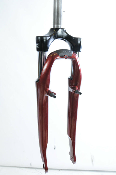 26" SUNTOUR HYBRID CR-8 SUSPENSION FORK PRELOAD 1 1/8” 300mm V BRAKE RED