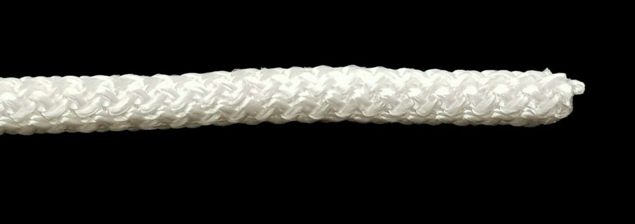 BRAIDED WHITE NYLON 3.6METRE ROPE GARDEN SWING CORD 3600MM X 10MM: CHOOSE 1 - 10