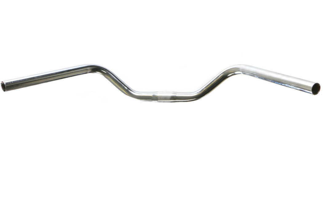 670mm Chrome Hise Riser Tourist Bike Handlebars North Road Style 100mm Rise