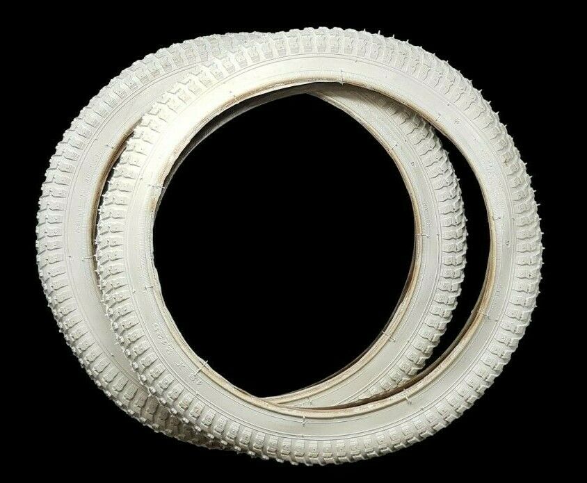 18 x 2.125 (57 - 355) Snake Belly White BMX 18" Bike Tyre Choose Tyres Or Tubes