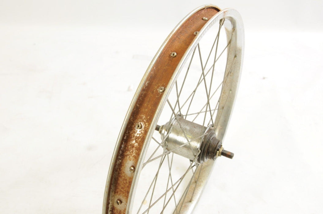 CHROME REAR 20 x 1.75 STURMEY ARCHER AW 3 SPEED WIDE RIM BIKE WHEEL