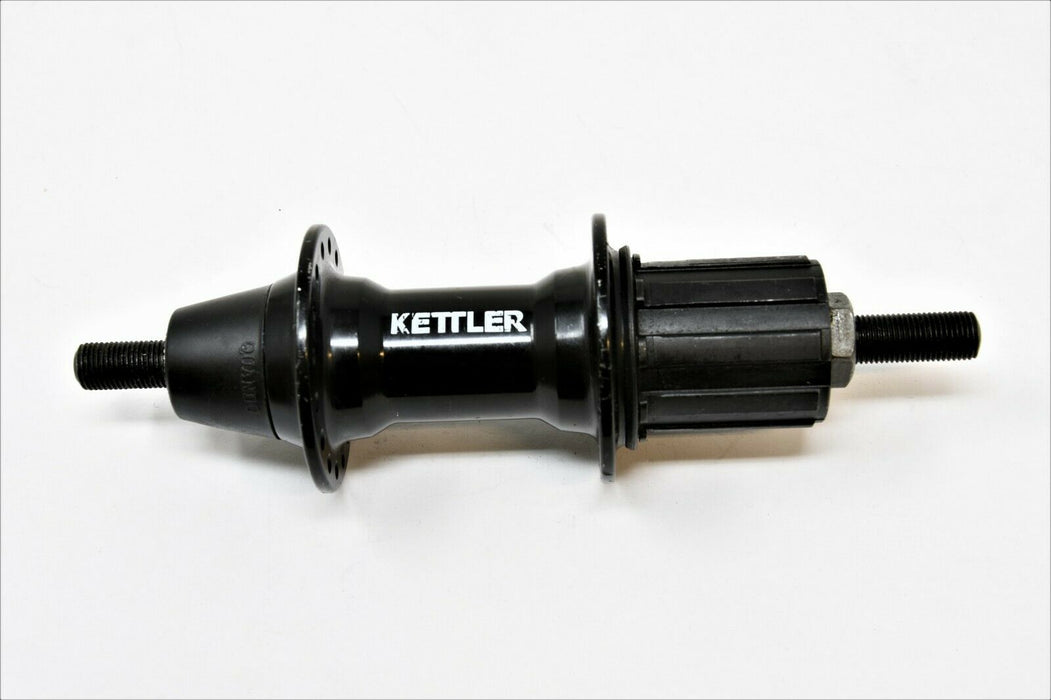 Kettler Rear Alloy 8 Or 9 10 Speed Cassette Hub Freehub 32 Spoke Black M10 Axle