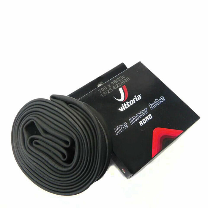 20 x Vittoria Lite Road Bike Inner Tubes 700 x 18-23mm - 48mm Schrader Valve