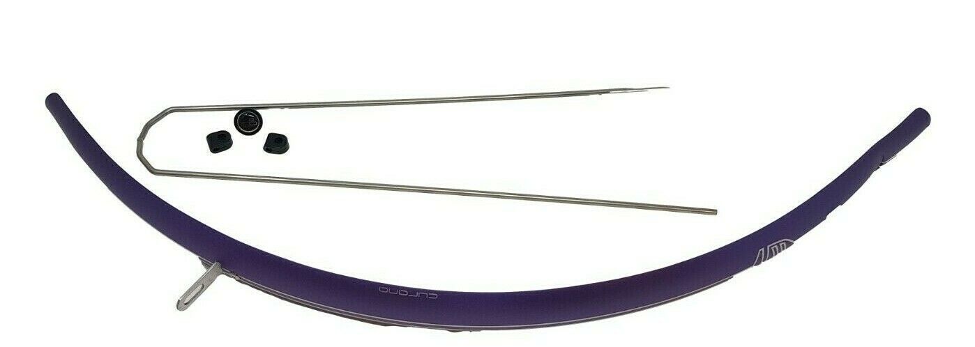 26" WHEEL CURANA FRONT PURPLE FULL LENGTH MUDGUARD FOR RALEIGH E PIONEER