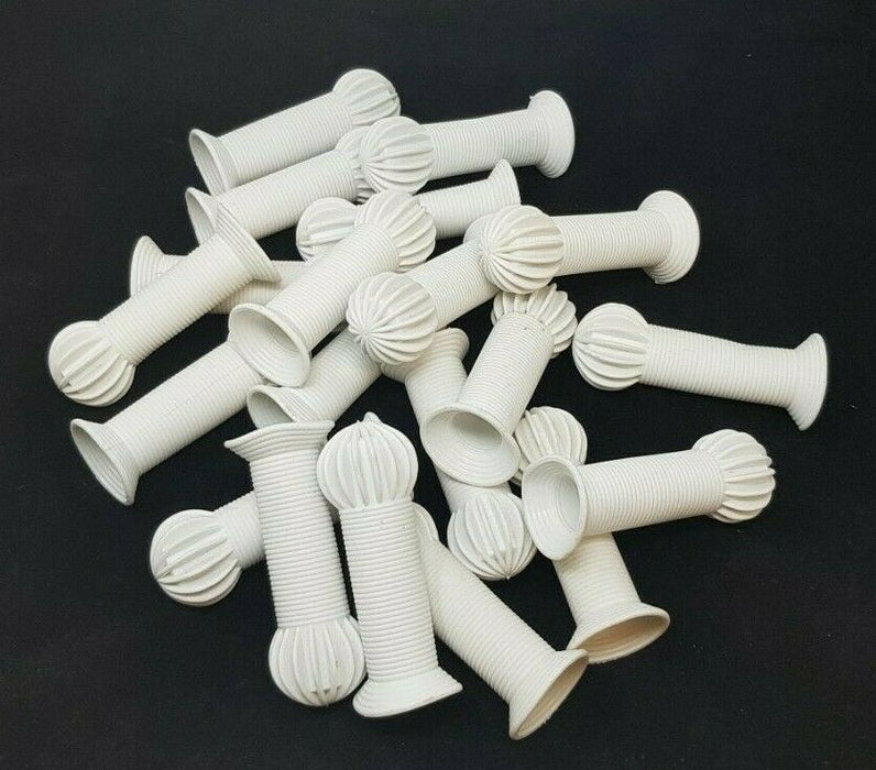 Wholesale Joblot Of 10 X 100mm White Kids Bike Trike Handlebar Grips 22.2mm