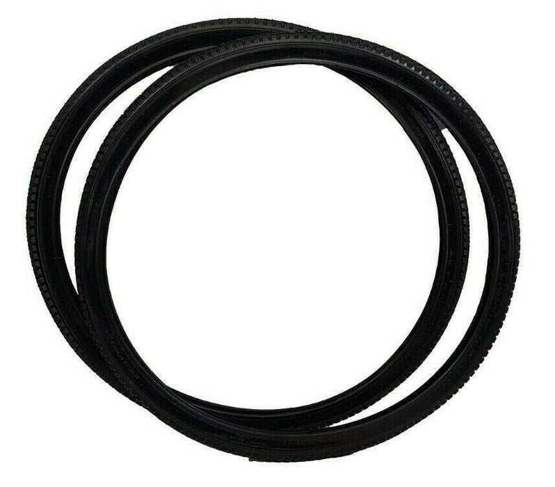 26 x 1 1/2 (40-584) Vintage Roadster Bike Heavy Tread Pattern Black Tyre Or Tube