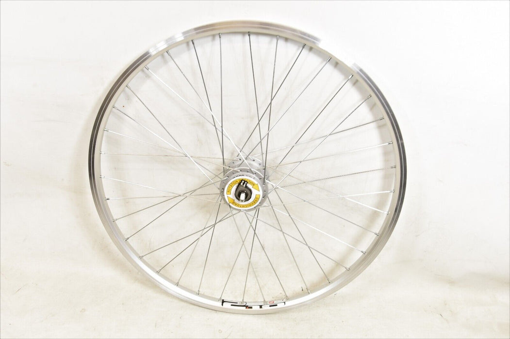 26" 559-19 Shimano DH-3N20 Dynamo Hub Front Wheel Dual Wall Rim Alloy F/S