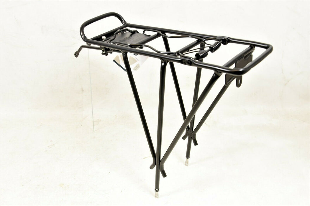 Bike Attitude Rear Pannier Rack spring Adjustable Carrier 700c 28" Wheel Cycle