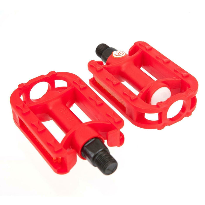 Pair 1/2" Child's Kids Small Bike Pedals - Red