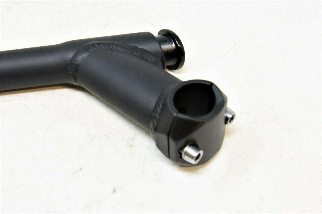 SHORT REACH 70mm RISER ALLOY BIKE HANDLEBAR STEM 25.4mm MATT BLACK 180mm LENGTH