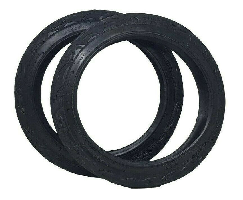 16 x 2.125 (57 - 305) Bmx Black Crusier Bike Dragster Tyre Choose Tyres Or Tubes