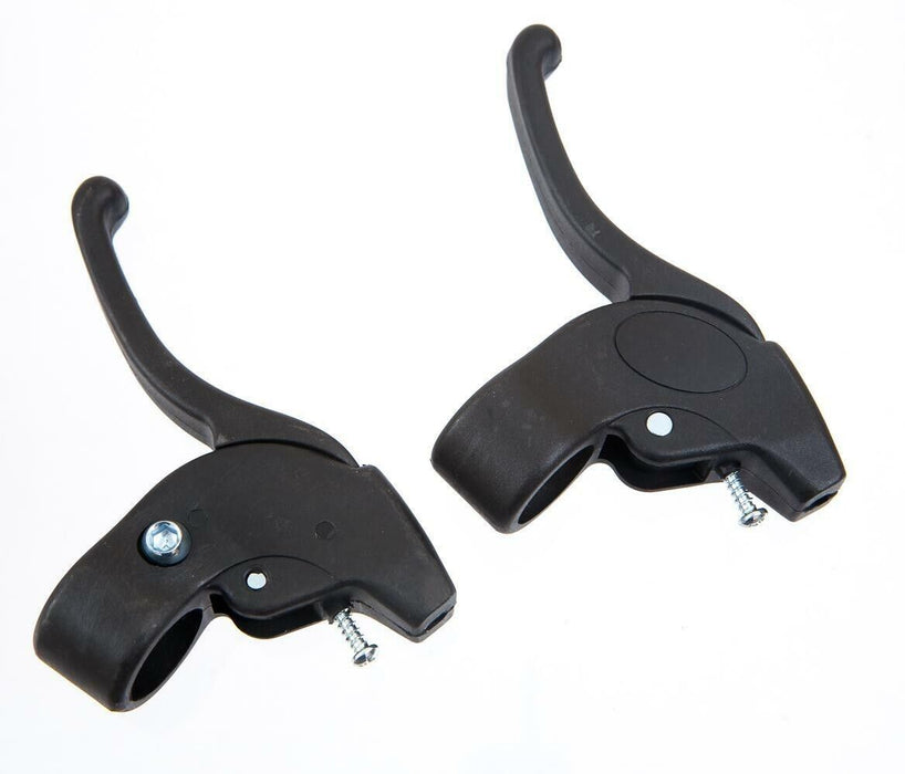 Black Pair 22.2mm Bike Kids Children's Caliper Brake Levers